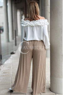 ZINERVA Hose in Beige – Große Größen | Cavaricci.de