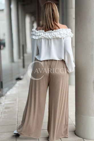 ZINERVA Hose in Beige – Große Größen | Cavaricci.de