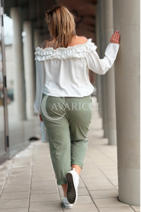 Hose in Khaki – Große Größen | Cavaricci.de