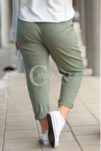 Hose in Khaki – Große Größen | Cavaricci.de