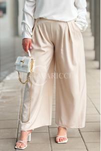 Hose in Beige – Große Größen | Cavaricci.de