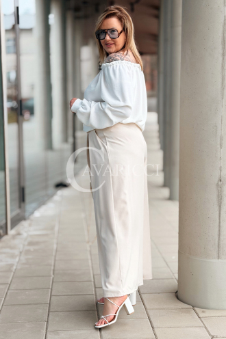 Hose in Beige – Große Größen | Cavaricci.de