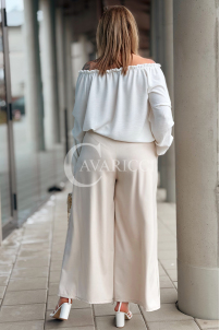 Hose in Beige – Große Größen | Cavaricci.de