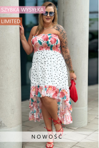 VALENTINA Kleid in Weiß – Große Größen | Cavaricci.de