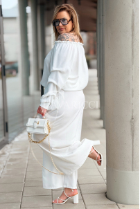 Hose in Creme – Große Größen | Cavaricci.de