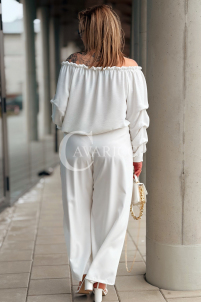Hose in Creme – Große Größen | Cavaricci.de