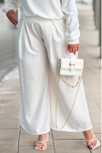Hose in Creme – Große Größen | Cavaricci.de