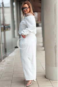 Hose in Creme – Große Größen | Cavaricci.de