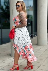 VALENTINA Kleid in Weiß – Große Größen | Cavaricci.de