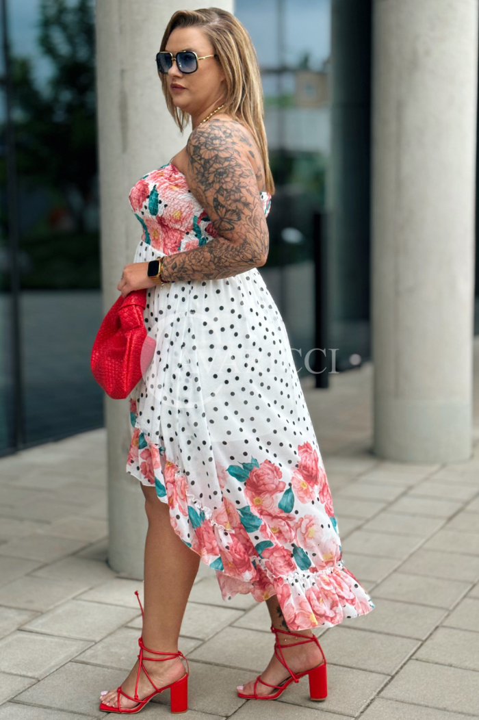 VALENTINA Kleid in Weiß – Große Größen | Cavaricci.de