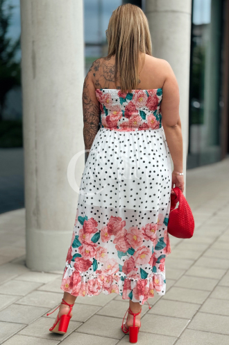 VALENTINA Kleid in Weiß – Große Größen | Cavaricci.de