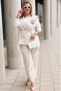 Hose in Beige – Große Größen | Cavaricci.de