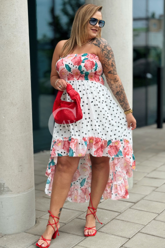 VALENTINA Kleid in Weiß – Große Größen | Cavaricci.de