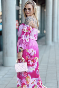 TAORMINA Kleid in Fuchsia – Große Größen | Cavaricci.de