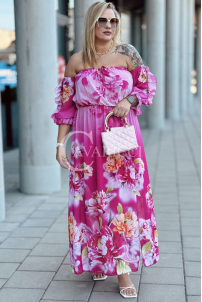 TAORMINA Kleid in Fuchsia – Große Größen | Cavaricci.de
