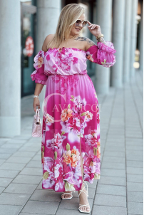 TAORMINA Kleid in Fuchsia – Große Größen | Cavaricci.de