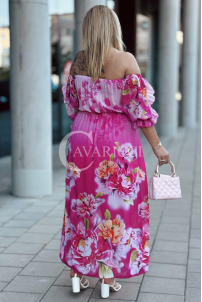 TAORMINA Kleid in Fuchsia – Große Größen | Cavaricci.de