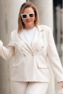 Hose in Beige – Große Größen | Cavaricci.de
