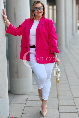 Hose in Fuchsia – Große Größen | Cavaricci.de