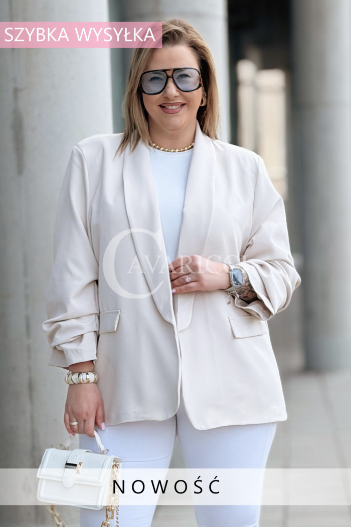 Hose in Beige – Große Größen | Cavaricci.de