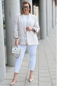 Hose in Beige – Große Größen | Cavaricci.de