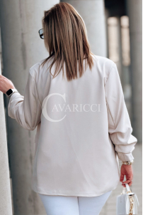 Hose in Beige – Große Größen | Cavaricci.de