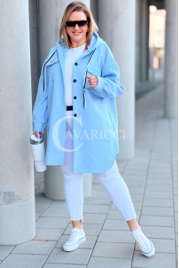 Kleid in Hellblau – Große Größen | Cavaricci.de