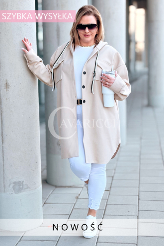 Kleid in Beige – Große Größen | Cavaricci.de
