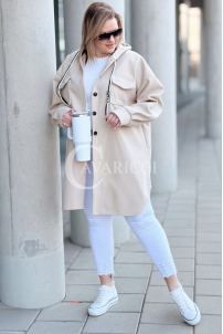 Kleid in Beige – Große Größen | Cavaricci.de