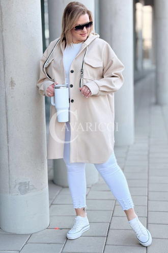 Kleid in Beige – Große Größen | Cavaricci.de