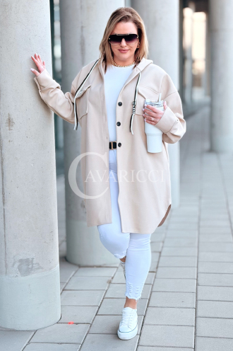 Kleid in Beige – Große Größen | Cavaricci.de