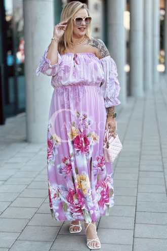 TAORMINA Kleid in Rosa – Große Größen | Cavaricci.de