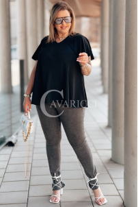 Bluse in Schwarz – Große Größen | Cavaricci.de