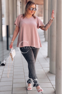 Bluse in Rosa – Große Größen | Cavaricci.de