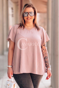 Bluse in Rosa – Große Größen | Cavaricci.de
