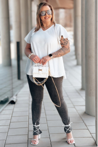 Bluse in Weiß – Große Größen | Cavaricci.de