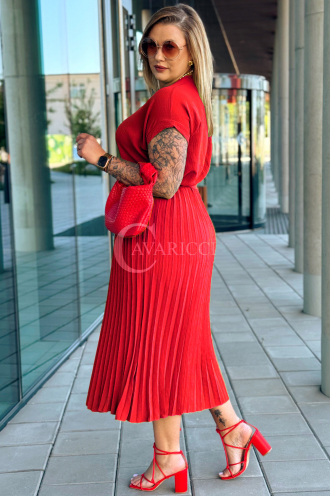 Kleid in Rot – Große Größen | Cavaricci.de