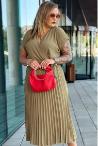 Kleid in Taupe – Große Größen | Cavaricci.de