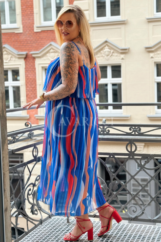 SAVONA Kleid in Marineblau – Große Größen | Cavaricci.de