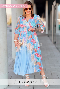 Kleid in Hellblau – Große Größen | Cavaricci.de