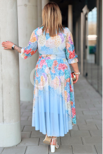 Kleid in Hellblau – Große Größen | Cavaricci.de