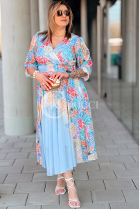 Kleid in Hellblau – Große Größen | Cavaricci.de