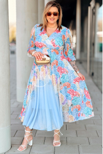 Kleid in Hellblau – Große Größen | Cavaricci.de