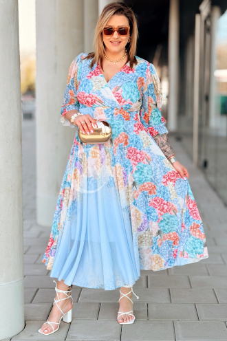 Kleid in Hellblau – Große Größen | Cavaricci.de