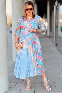 Kleid in Hellblau – Große Größen | Cavaricci.de