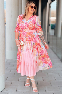 Kleid in Rosa – Große Größen | Cavaricci.de