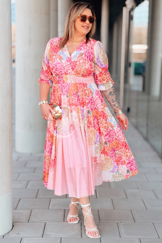 Kleid in Rosa – Große Größen | Cavaricci.de