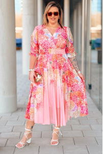 Kleid in Rosa – Große Größen | Cavaricci.de