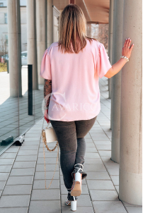 Bluse in Rosa – Große Größen | Cavaricci.de