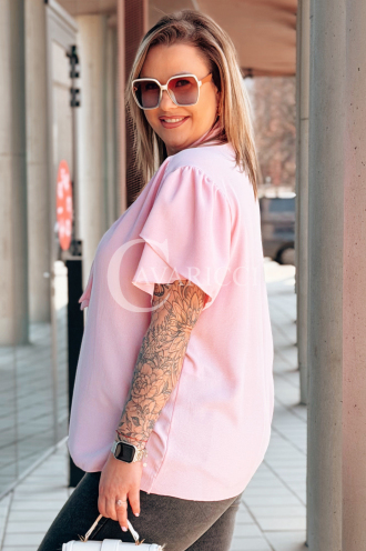 Bluse in Rosa – Große Größen | Cavaricci.de
